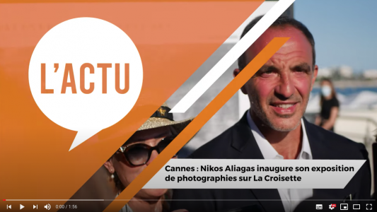 Nikos Aliagas expose ses photos à Cannes "Thalassa - Peuples de la mer"