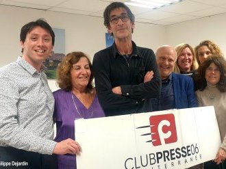 Vincent Xavier Morvan réélu Président du Club de la Presse Méditerranée 06 