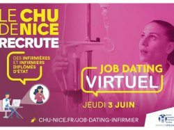 Le CHU de Nice recrute des infirmières et infirmiers via un jobdating virtuel
