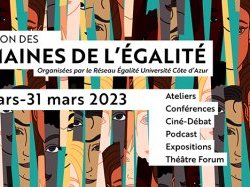 Université Côte d'Azur organise les semaines de l'égalité du 1er au 31 mars 