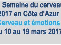 J-10 : La Semaine du Cerveau en Côte d'Azur du 10 au 19 mars 2017