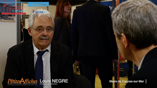 Salon des maires des A-M - Interview de Louis Nègre