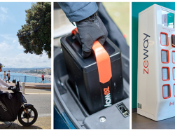 Zeway, le scooter électrique personnel à batterie échangeable en 50 secondes, arrive à nice
