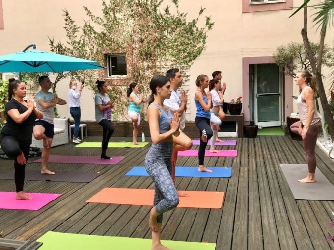Yoga, pilates et pauses